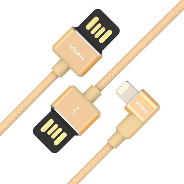 PROMO VIVAN BWL100 KABEL DATA LIGHTNING IPHONE 2.4A 1M QUICK CHARGER ORIGINAL GARANSI 1TAHUN GAMING