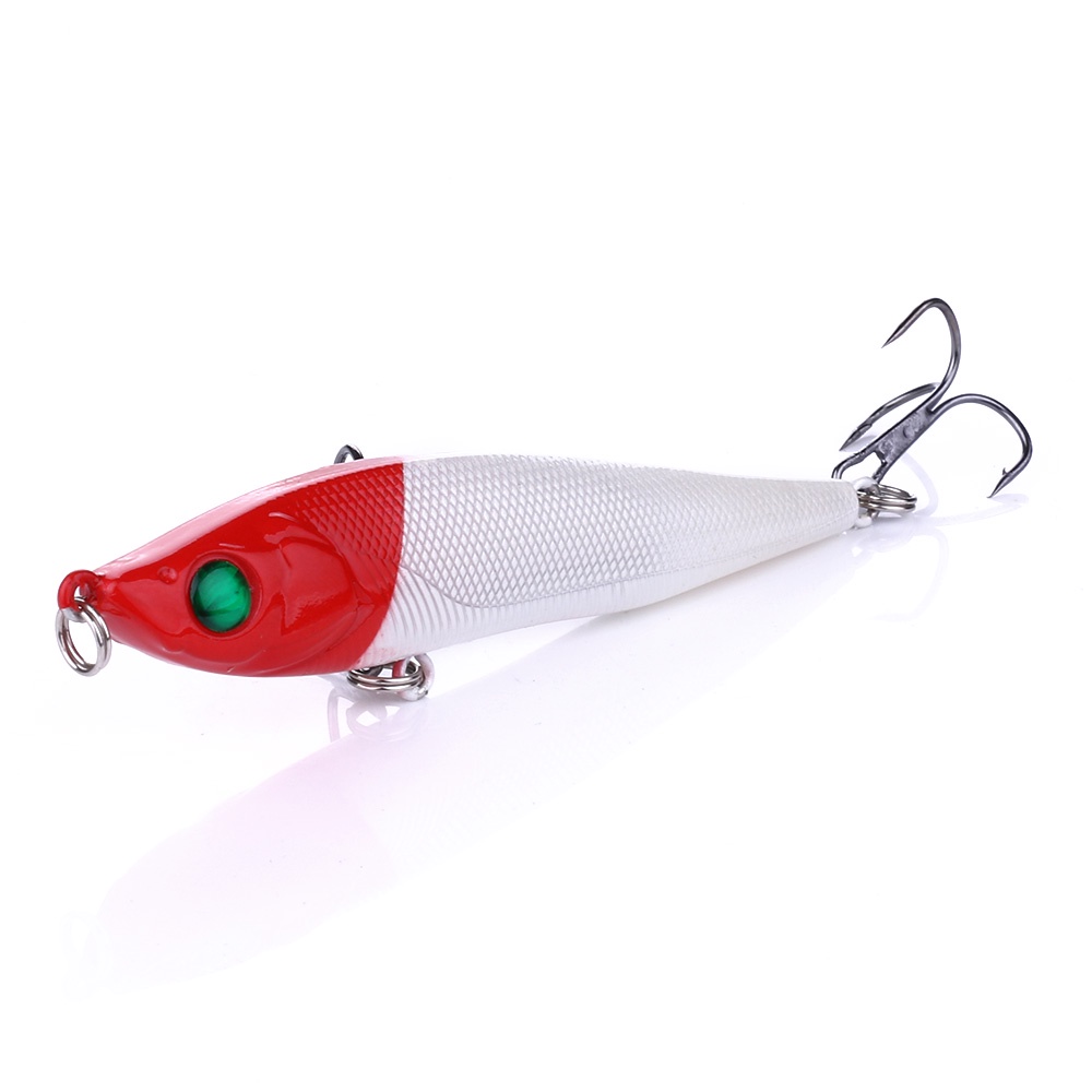 Hengjia 8PCS / Set Umpan Pancing Ikan Minnow Imitasi 85mm / 13.6g