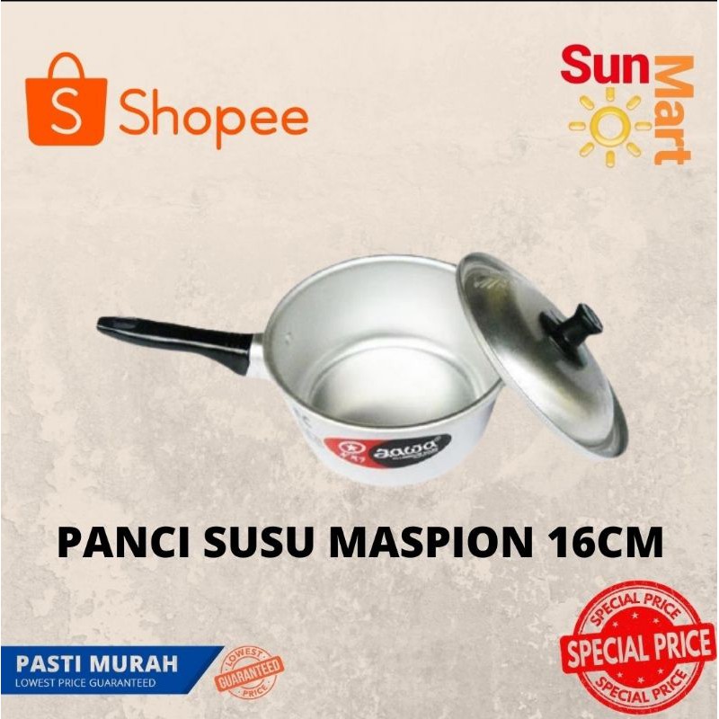 PANCI SUSU PEGANGAN DENGAN TUTUP UKURAN 16 CM