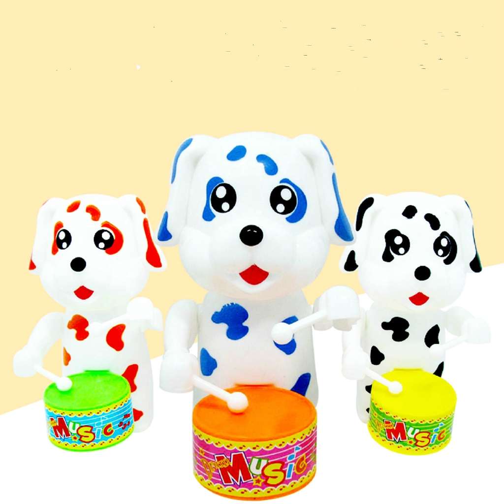 Mainan Clockwork Clockwork Putar Bentuk Hewan Kartun Bahan Plastik