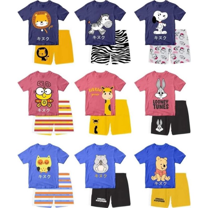 setelan anak kinuku usia 1-6thn 35rb