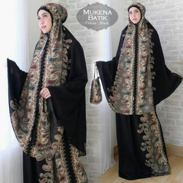 TK1 Mukena Batik +tas