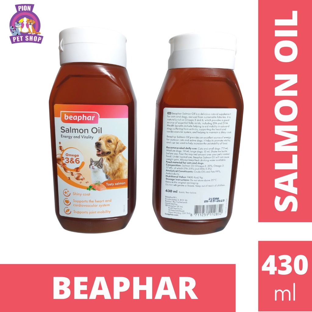 Beaphar Salmon Oil 430 ml / Minya Ikan Salmon / Vitamin