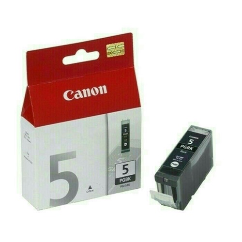 Catridge Canon PIXMA 5 Black PGBK Tinta Printer ip3300,ix5000,mp530