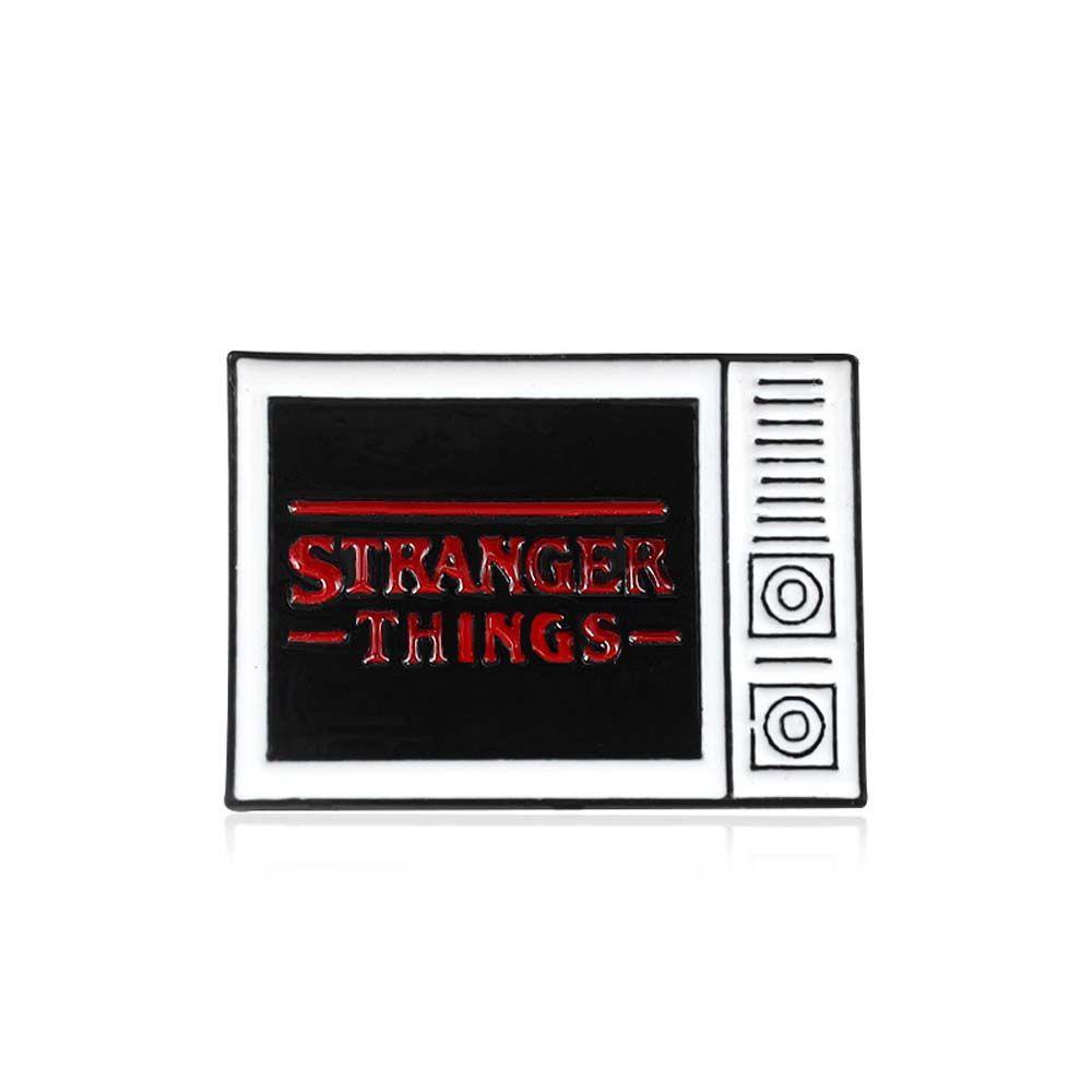 Bros Pin Enamel Desain Karakter Kartun TV Anime Stranger Things Gaya Klasik