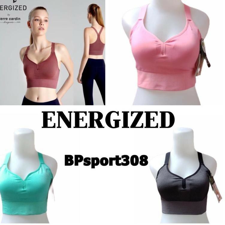 SRJ - SALE.. Sport bra 308 Energized by Pierre Cardin L