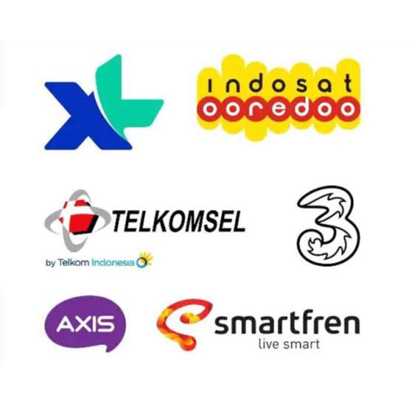 Pulsa Telkomsel Indosat XL Axis 3 200000