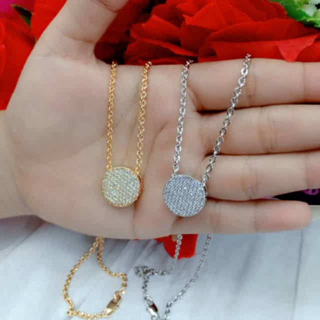 Xuping Kalung Dan Liontin bulat