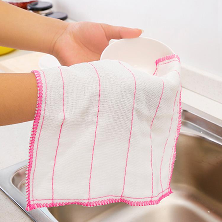Handuk Piring Microfiber Tahan Minyak Baru / Kain Pembersih Serbaguna Dapur