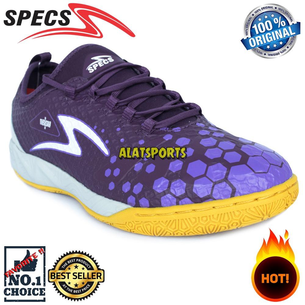 Specs Metasala Knight IN 400734 - Purple Sepatu Futsal Original