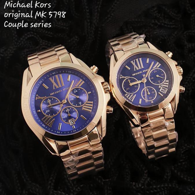 Jam Tangan Couple Michael Kors Mk 6398 Swarovsky Chrono Baterai G0167 Mikayla.Outlet