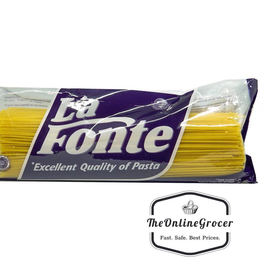 

9.9 HARGA GROSIR La Fonte Pasta Spaghetti no.11 1kg murah