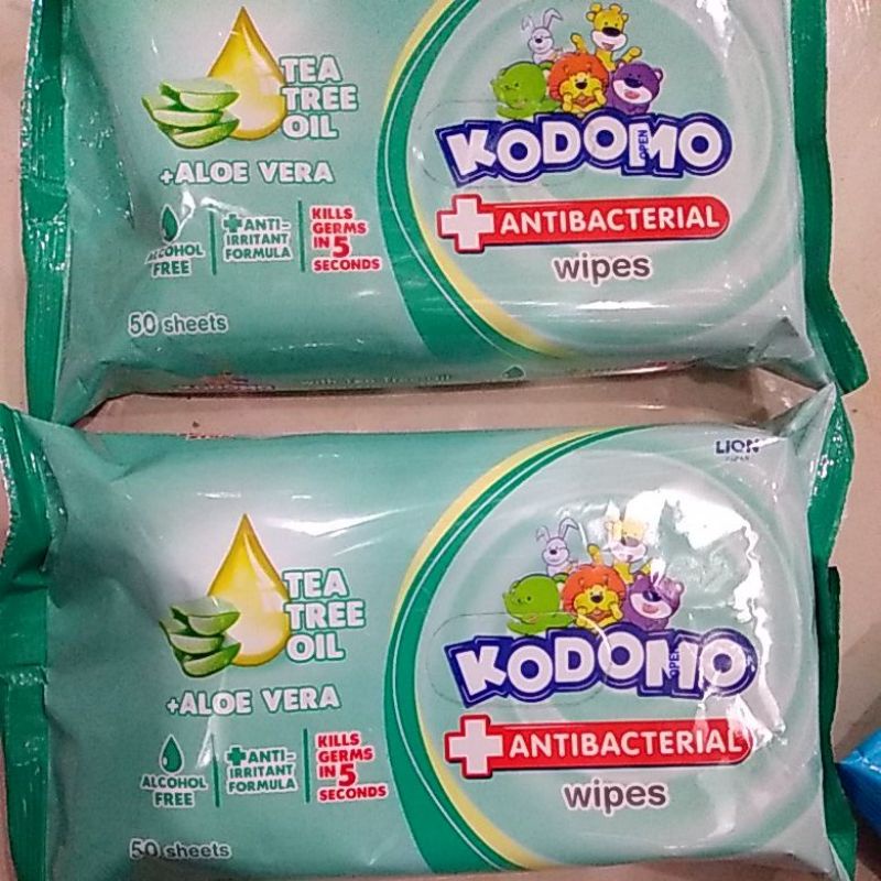 BARU PILIHAN Tisu Basah Kodomo Baby Wipes 50 sheets dan 10 sheets