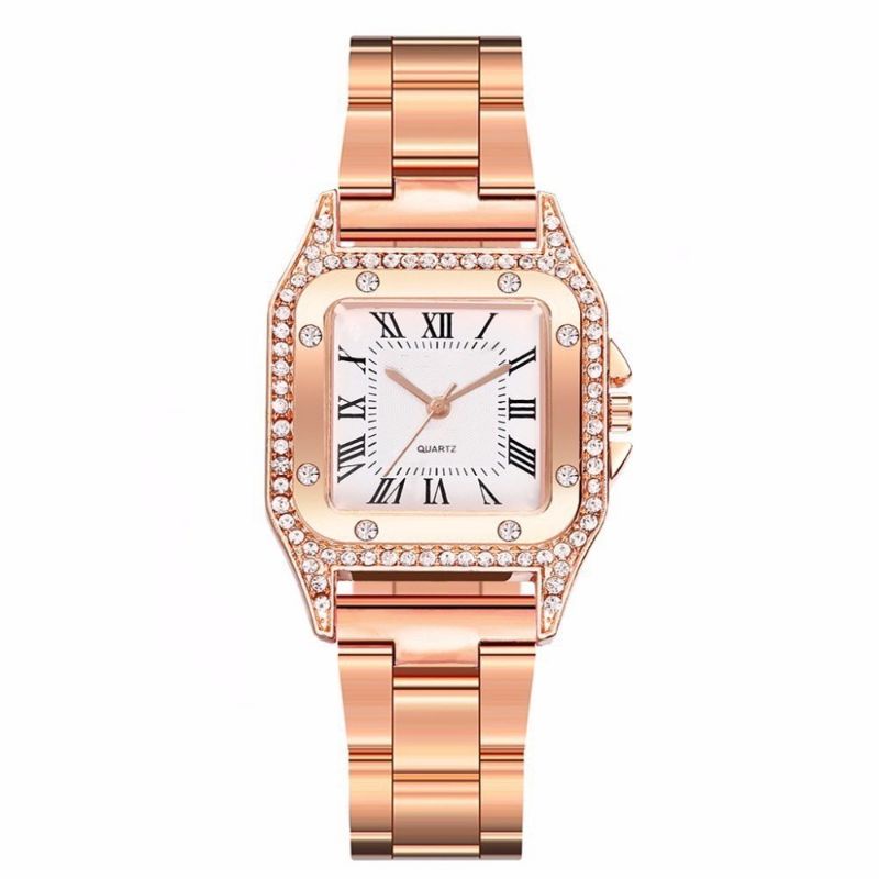 Jam Tangan Cartier Wanita Stainliss Steel Jam Tangan Fashion Santai Kenyamanan Wanita