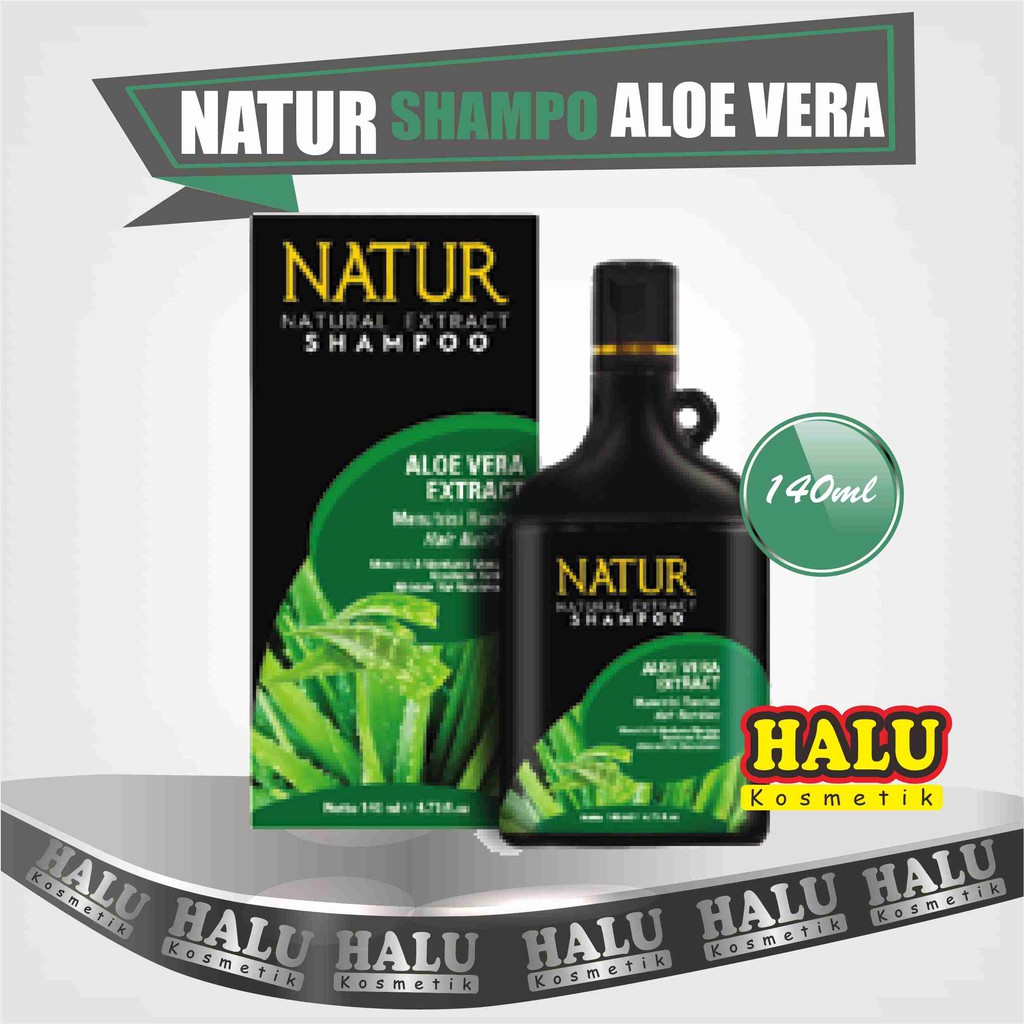 NATUR SHAMPOO ALOEVERA 140 NATUR SAMPO ALOEVERA LIDAH BUAYA NATUR SAMPO RAMBUT TIPIS PENYUBUR RAMBUT