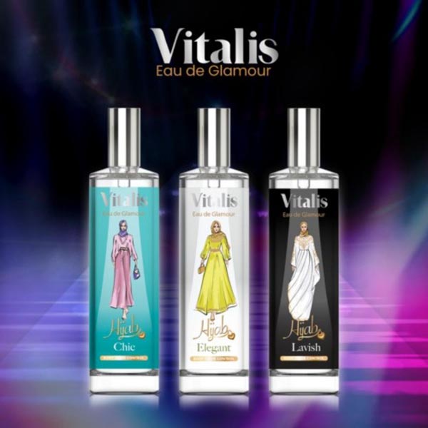 [HIJAB | MEWAH] [100ML] [BPOM] VITALIS EAU DE PARFUM GLAMOUR HIJAB 100ML | Chic | Elegant | Lavish 100ML | Parfum Badan_Cerianti