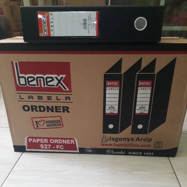 

PROMO Ordner Benex Folio 927 Atau Kwintansi 977 Hitam per buah