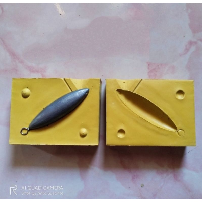 Moulding Cetakan Timah Jantung 100g & 50g