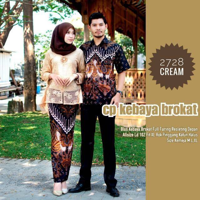 Couple kebaya brokat