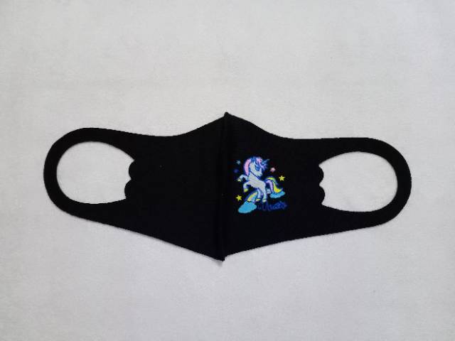 MASKER ANAK KAIN SCUBA MOTIF LITTLE PONY BAHAN PREMIUM KUALITAS BAGUS