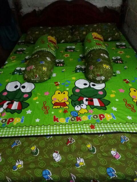 Seprei Sprei Murah Karakter Keropi Melody Homemade Berkualitas