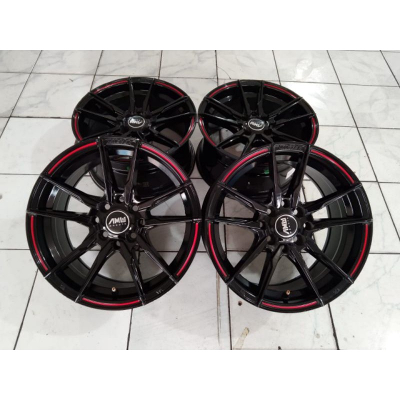 PELEK MOBIL SECOND MURAH TYPE AWM RING15 PCD 4×100-114 ET 35