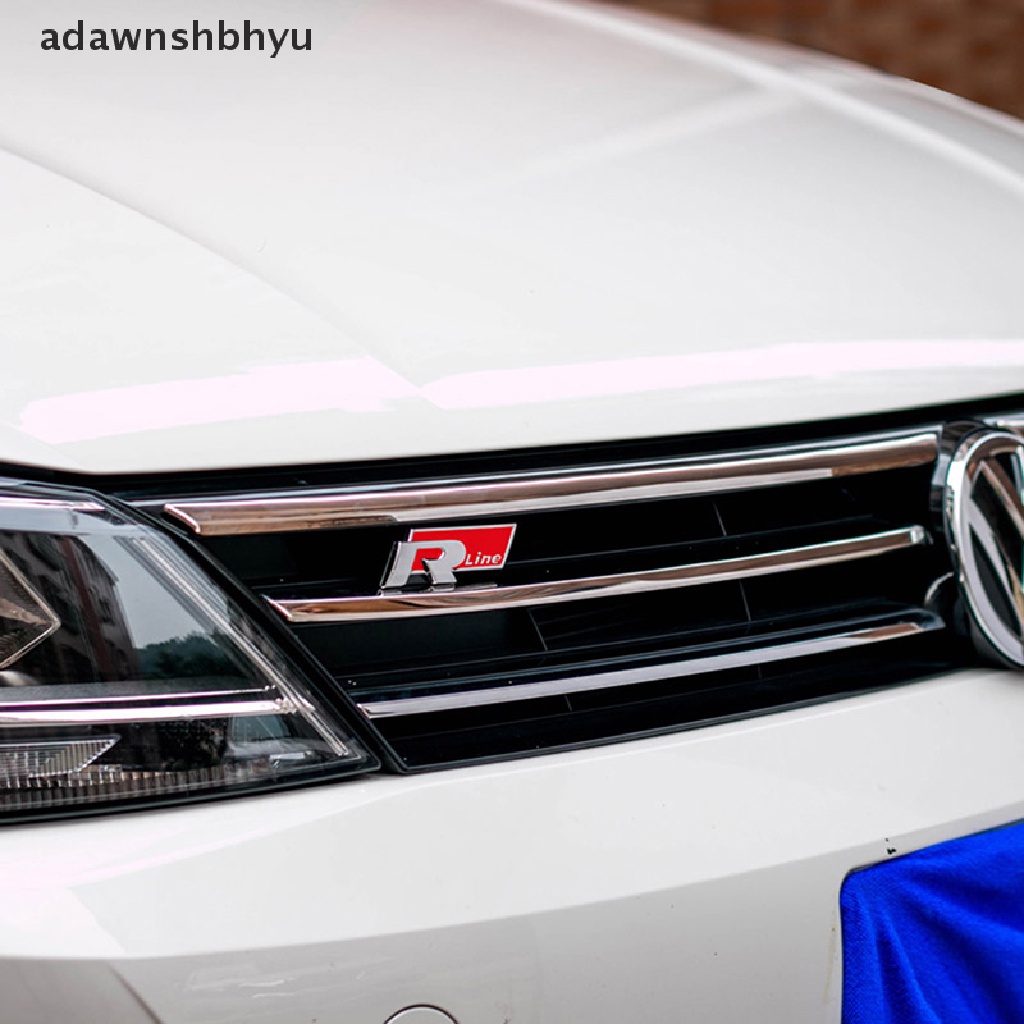 Adawnshbhyu Stiker Emblem Badge Mobil Trunk Metal Rline R-LINE Untuk VW CC GTI Passat