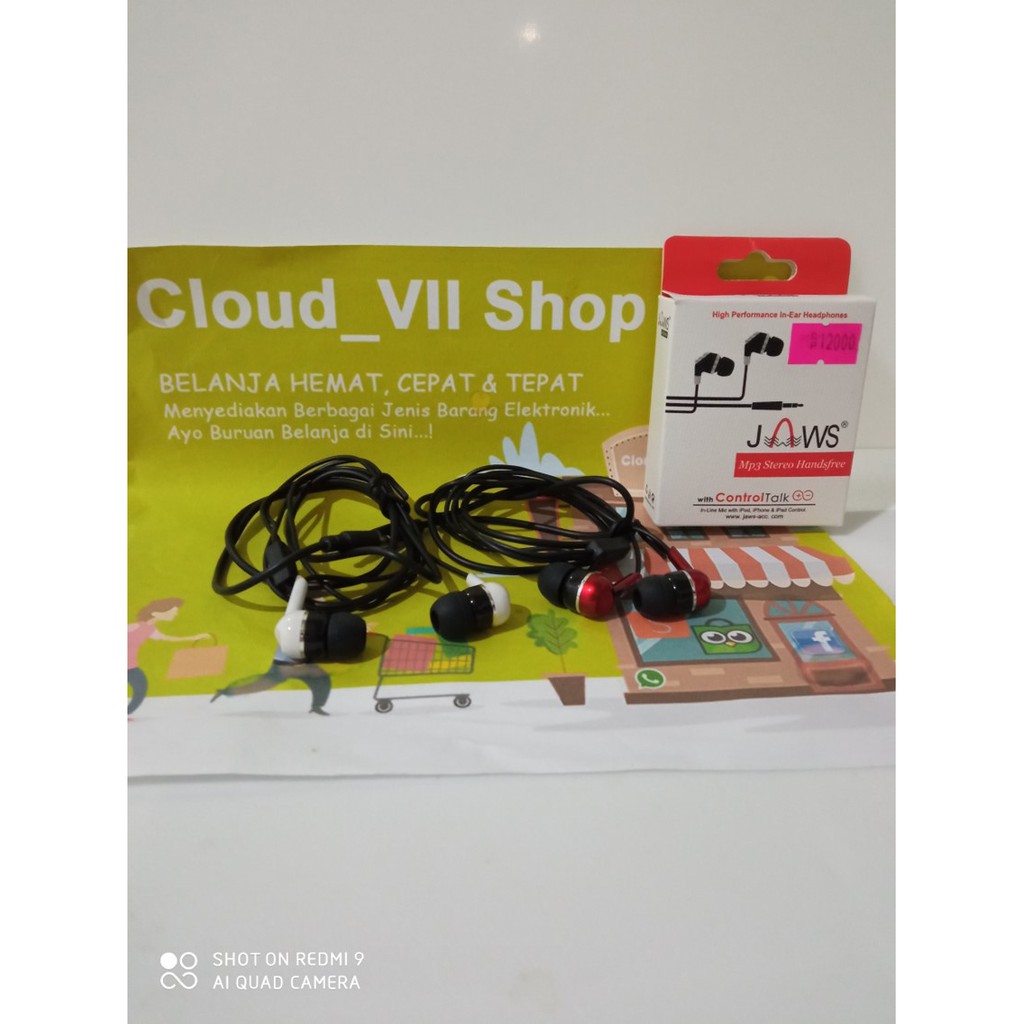 Headset Jaws mp3 - Earphone Jaws Mp3 - Handsfree Jaws Mp3