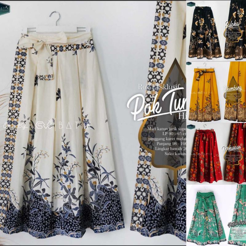 ROK BATIK  MODERN BAWAHAN BATIK  Shopee Indonesia