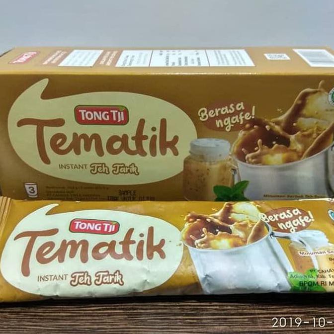

Teh-Bubuk- Tong Tji Tematik Instant Teh Tarik Sachet 23.6 gram -Dijamin-Halal.
