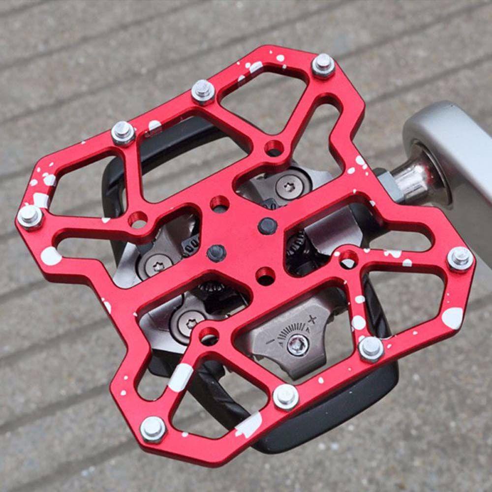 Lanfy Pedal Sepeda 1set SPD Safety Lock Aksesoris Sepeda Cleat Sepeda Set Cleat Cover Lock Pedal