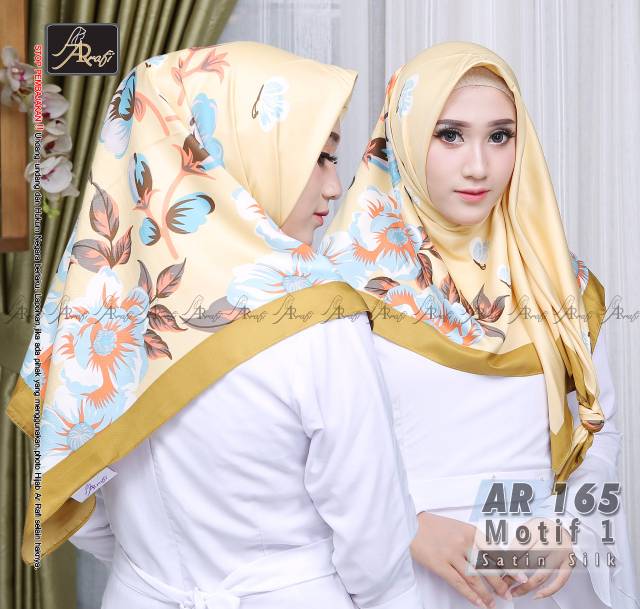 Segi empat by hijab ar rafi idr 165 motif 1 idr 79500