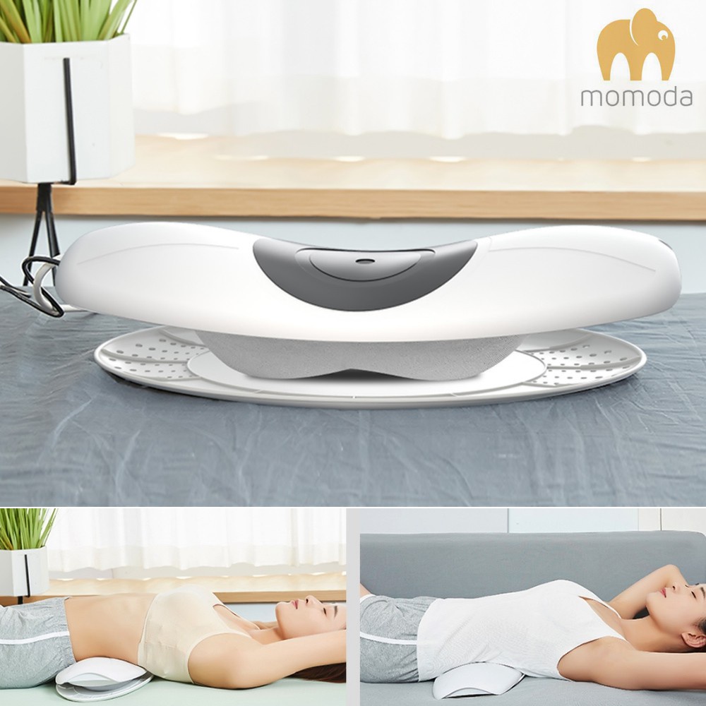 Momoda Lumbar Massage Electric Heat Pijat Tulang Belakang SX351 - White