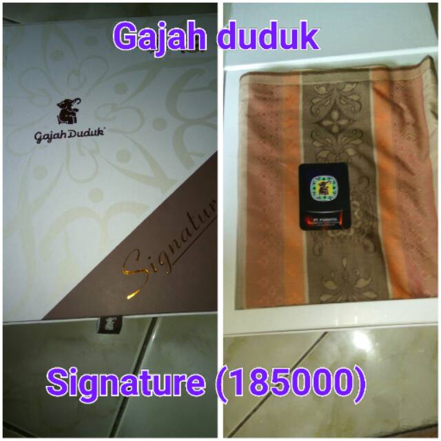 Gajah duduk signature