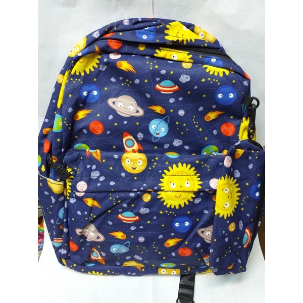Tas ransel motif galaxy / Tas sekolah anak / Ransel multifungsi / planet galaxy backpack / Tas sekol