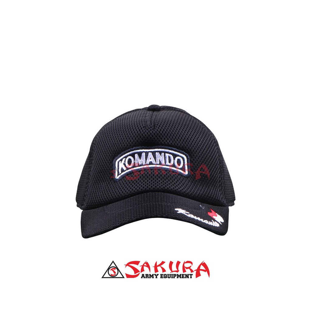 Topi Jaring KOMANDO Mp Hitam