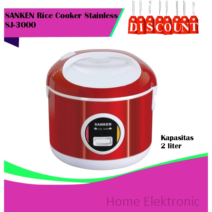 Rice cooker SANKEN Magic com Stainless 6 in 1 - SJ-3000 / SJ3000 / SJ 3000 FREE BUBLE WRAP