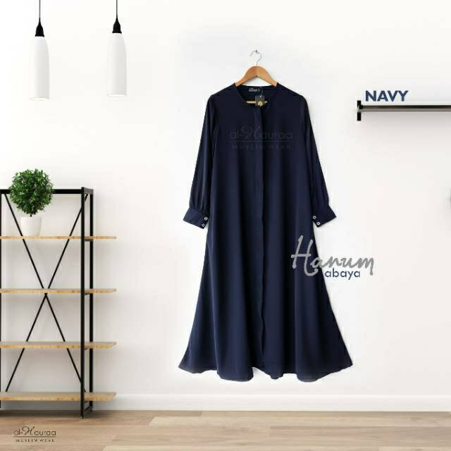 HANUM ABAYA (BAHAN FURSAN) BUSUI  #BESTSELLER - ALHAURAA
