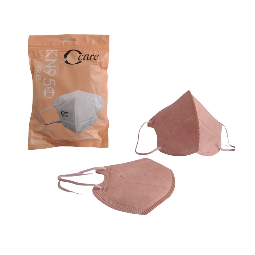 MASKER DUCKBILL KN95 CCARE PRO EMBOS 6PLY ISI 10 PCS [SWEETSPACE]