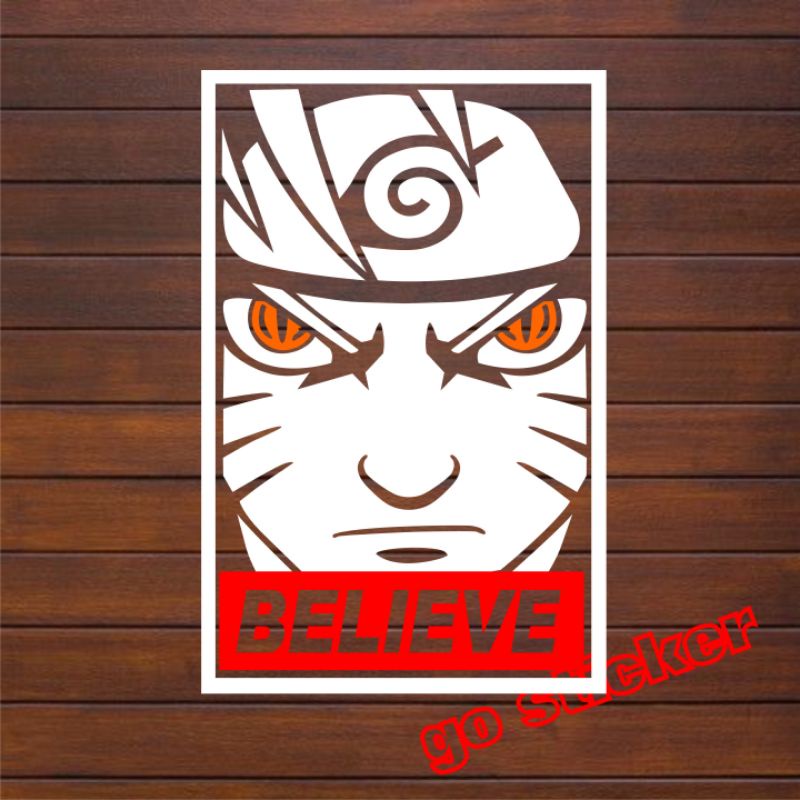 

sticker naturo, sticker naruto believe