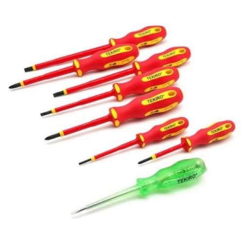 Tekiro Obeng Listrik Elektrik Set 8pcs / Obeng Listrik / Insulation Screwdriver 8pcs