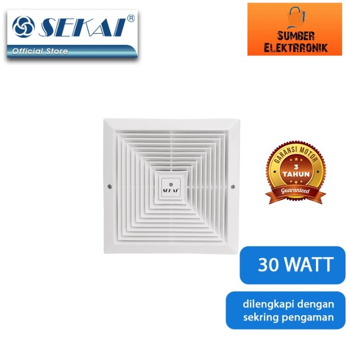 SEKAI Exhaust Fan MVF 893 - Kipas Angin Exhaust Plafon Dak