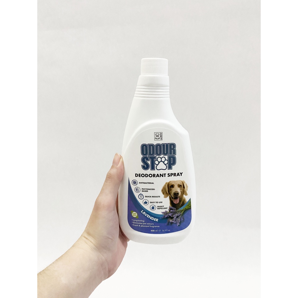 M-Pets Odor Stop Deodorant Spray 500 ml -Penghilang Noda dan Bau Pup Pesing Kotoran