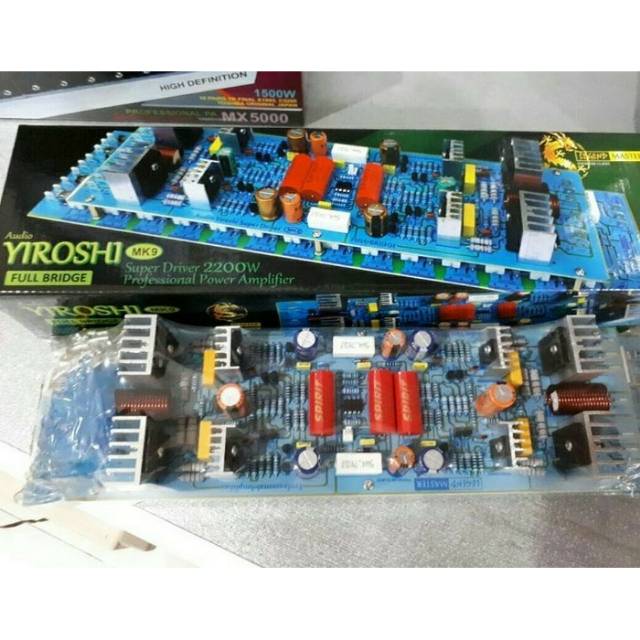 KIT POWER AMPLIFIER YIROSHI MK9 2200W -TR FULL BRIDGE