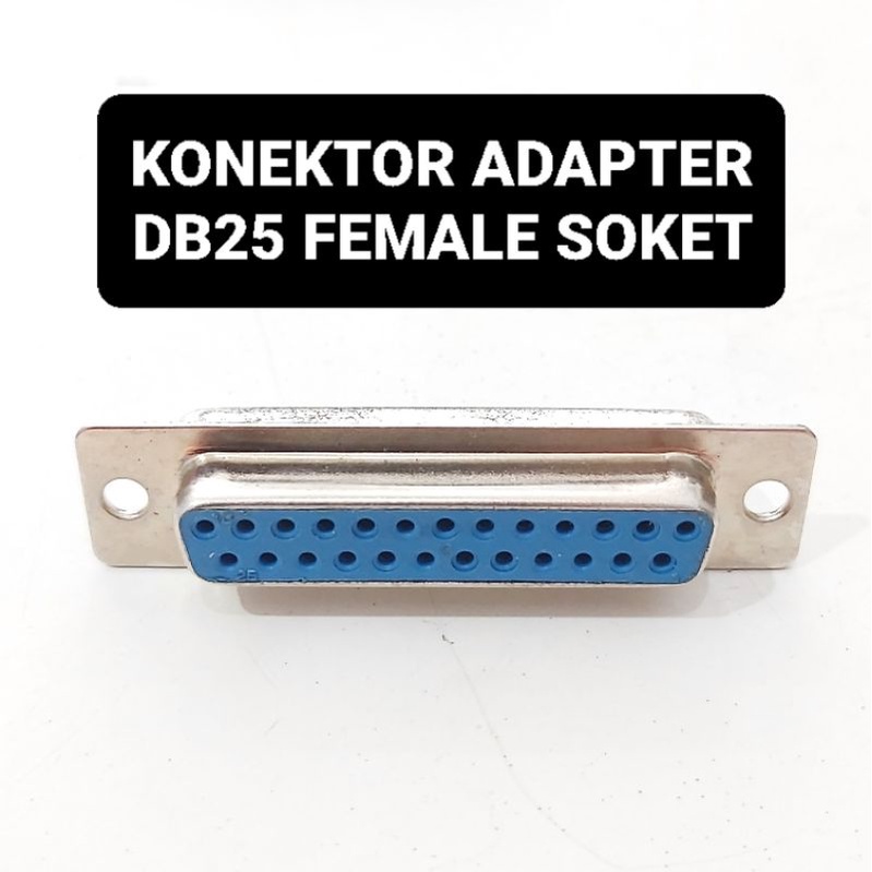 Konektor Adapter DB25 Female Soket 25 Pin Betina