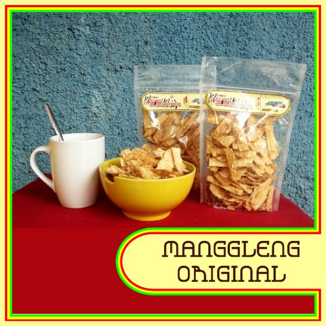 

Keripik Manggleng Singkong Original Krecek Jajanan Gurih Makanan Ringan Cemilan Renyah Enak 130g