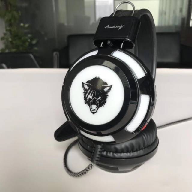 V8 RGB Super Bass Gaming Headset Cool Light