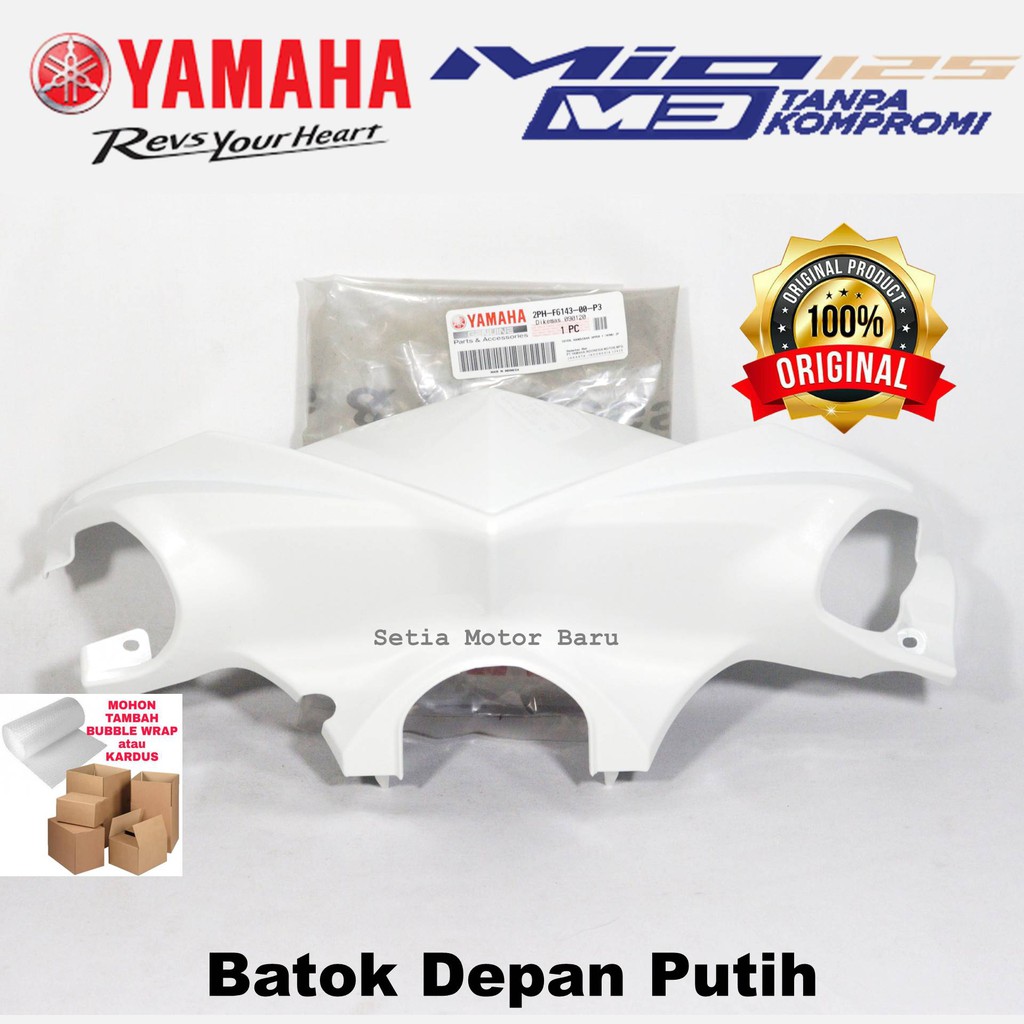 Batok Cover Lampu Depan Motor Mio M3 Mio Z MioM3 Mioz Putih Asli Original Yamaha