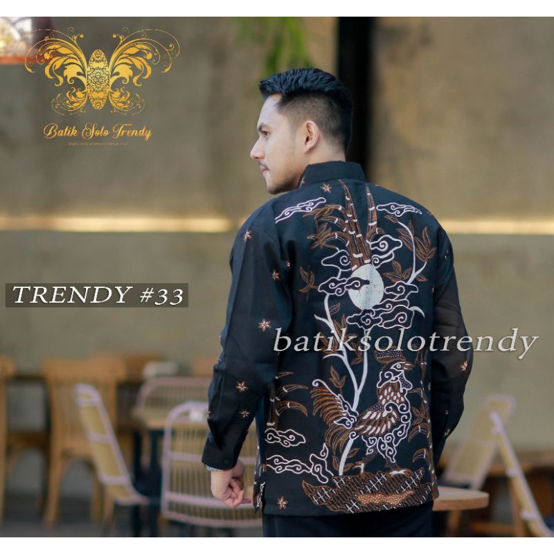 TRENDY 57 KEMEJA PANJANG BATIK KAIN HALUS MURAH