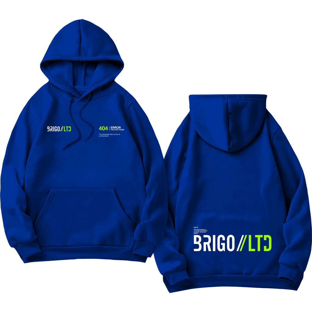 BRIGO Jumper Hoodie eror  404 II Sweater Hoodie BRIGO eror  404 Sablon DTF Fleece Cotton M-XXL (Pria &amp; Wanita) Free stiker&amp;Gantungan Kunci